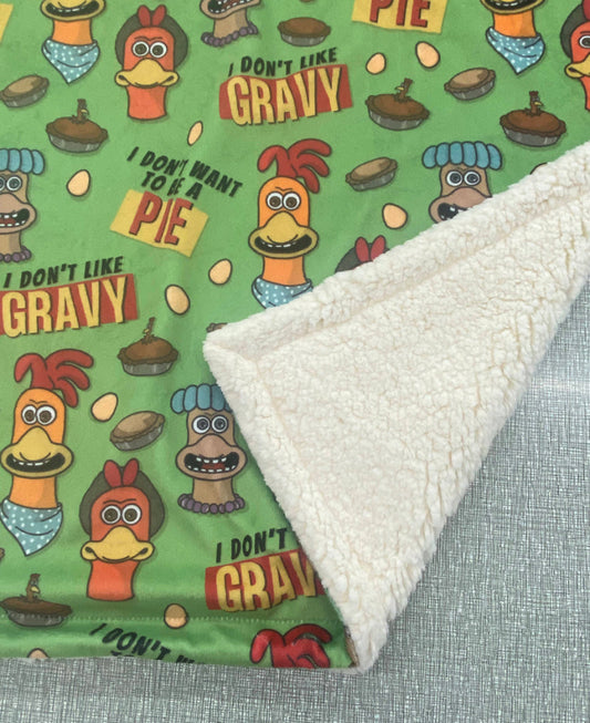 Chickens on the run Blanket