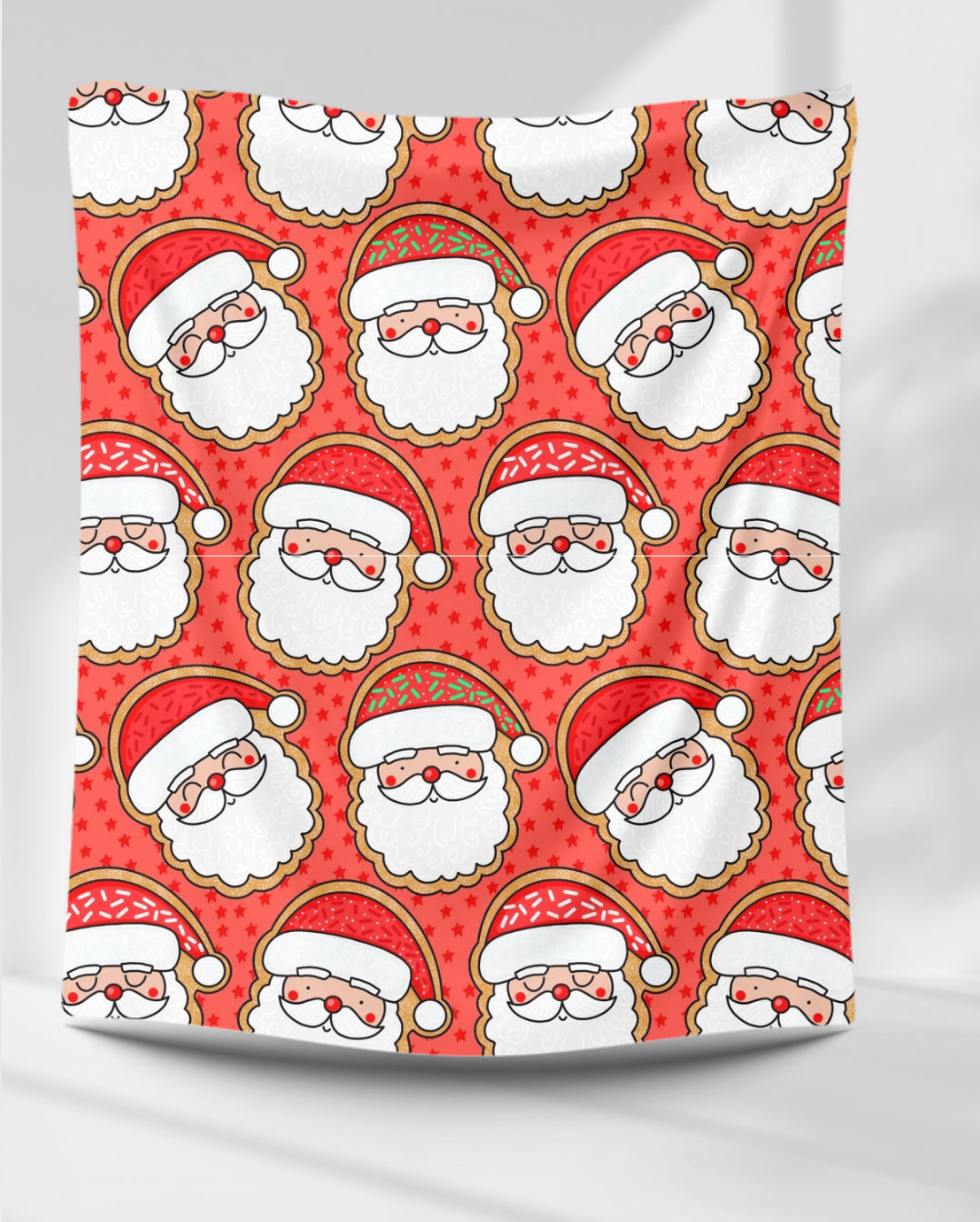 Santa Cookie blanket